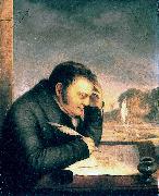 Friedrich Nerly Portrait of art historian Karl Friedrich von Rumohr oil painting on canvas